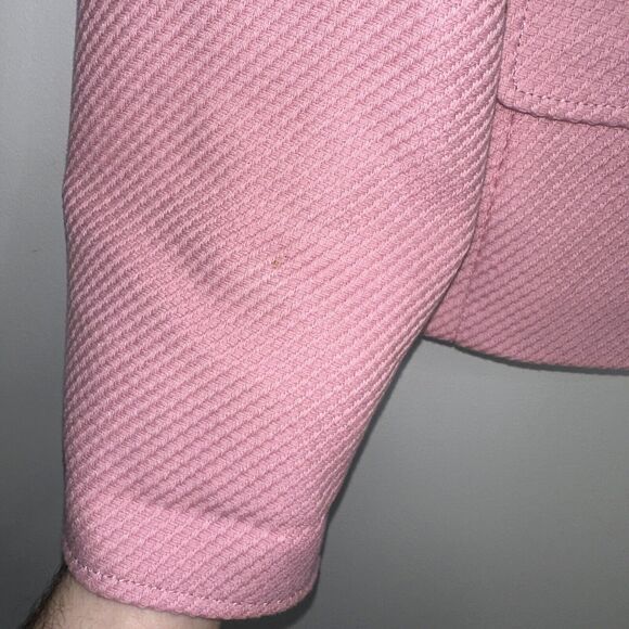 Talbots Women’s Bubblegum Pink jacket Hidden Button Size 12 - Picture 3 of 6